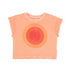 Piupiuchick Coral w/ "La Playa" Print T-Shirt
